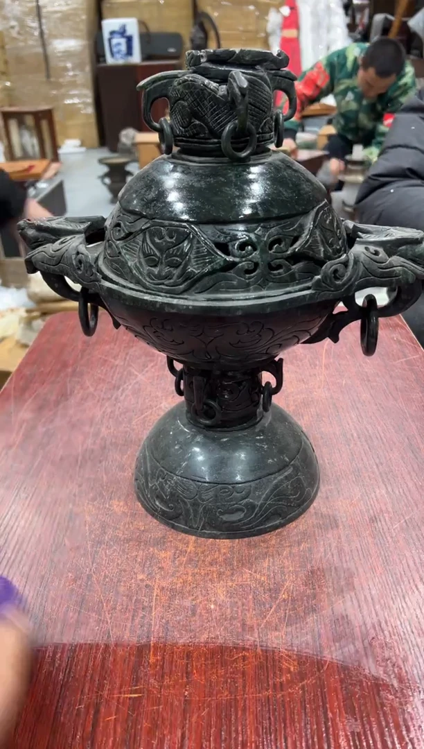 石材天**茶工艺品小四孤品收藏