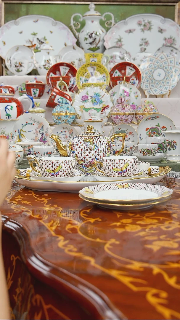 摆件蓝**姬米多家中古瓷器如图所示59