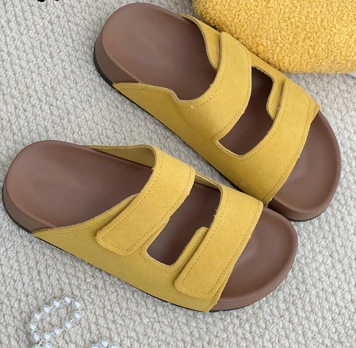 【麦丝】休闲时尚百搭勃肯平底复古拖鞋 XMM-M5-51