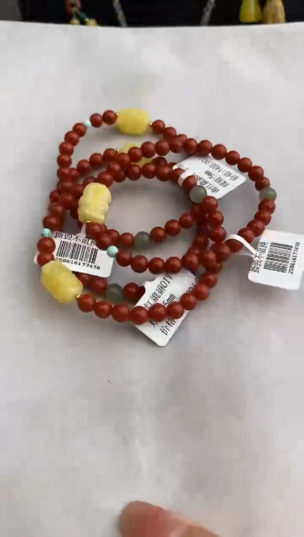 南红玛瑙手串未镶嵌10622003-手串 多样性发一条