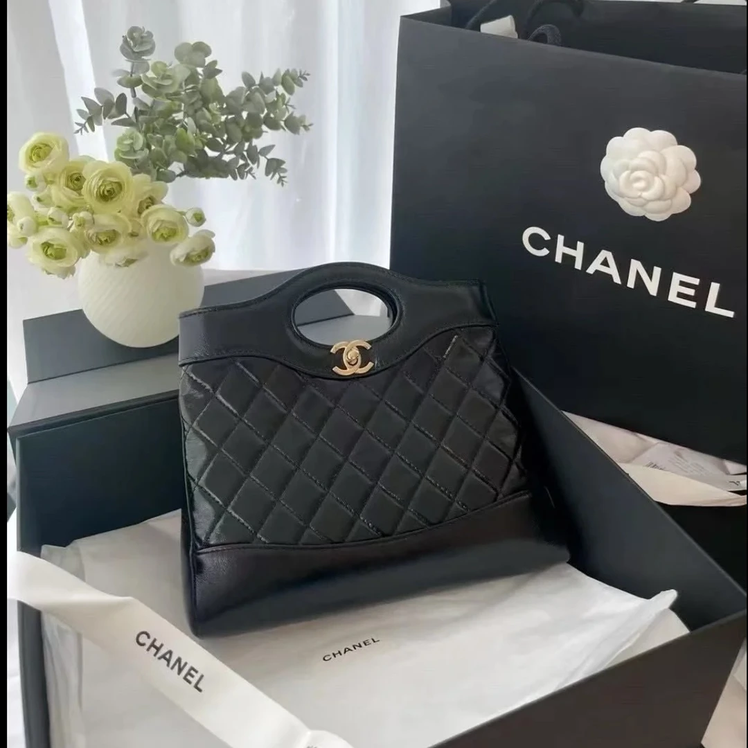 99新 Chanel/香奈儿 chanel 31bag  mini黑金时尚包