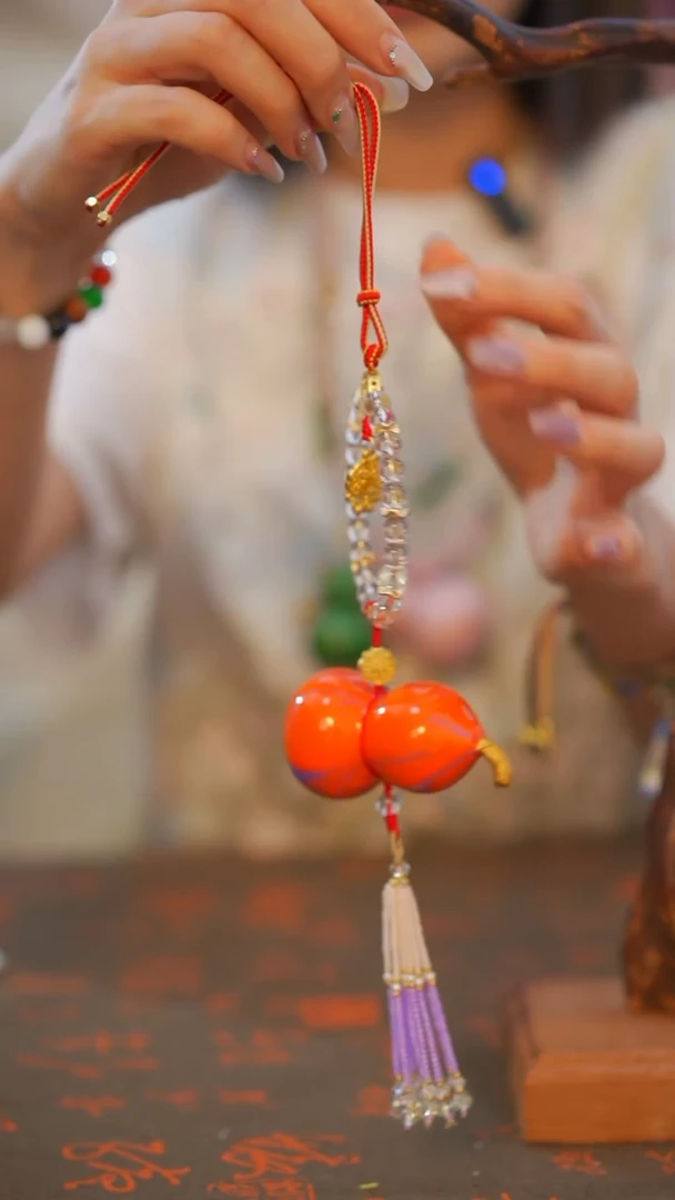 429非遗漆手艺工天然葫芦文玩福禄