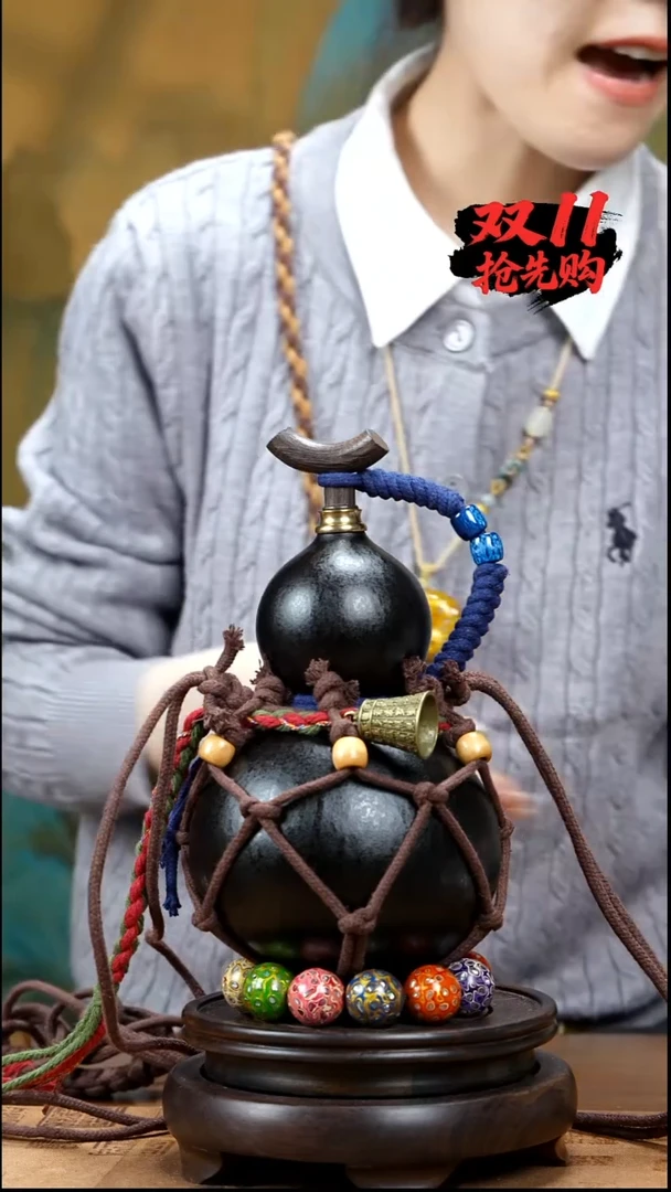 XT070网兜款酒葫芦不包手串（现货现发）