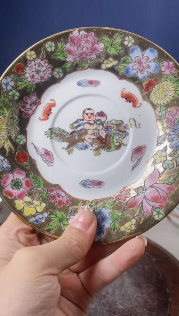瓷片微瑕景德镇窑厂瓷摆件单件