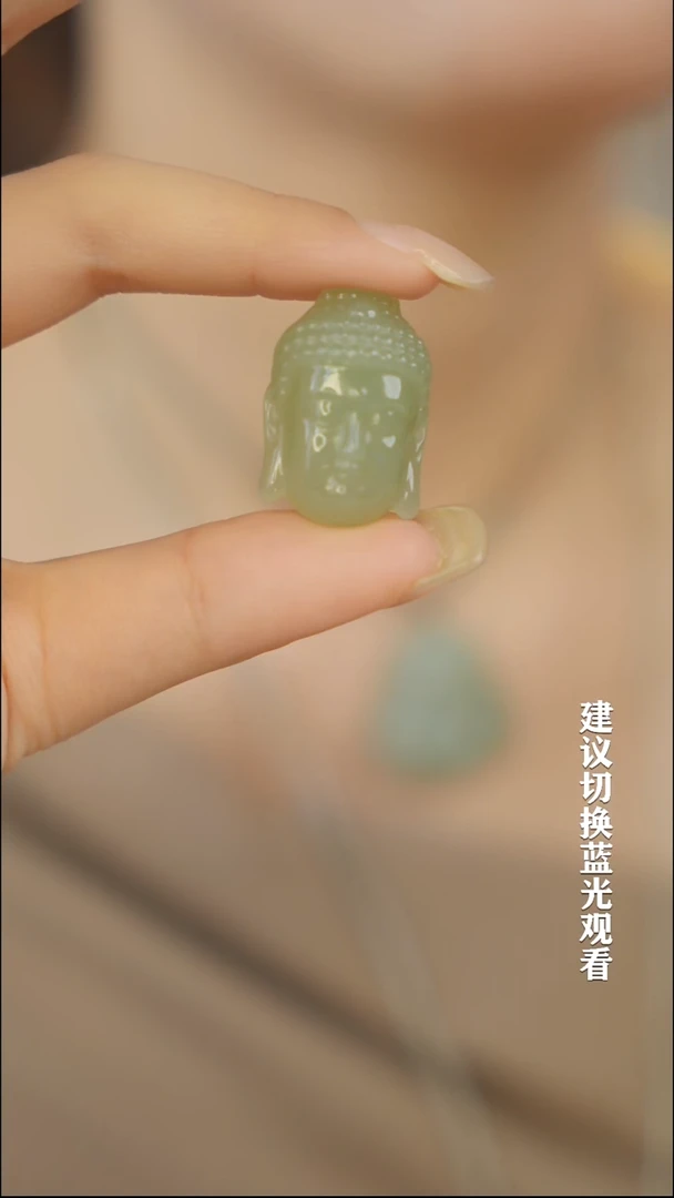 颈饰未镶嵌和田玉和田玉佛头