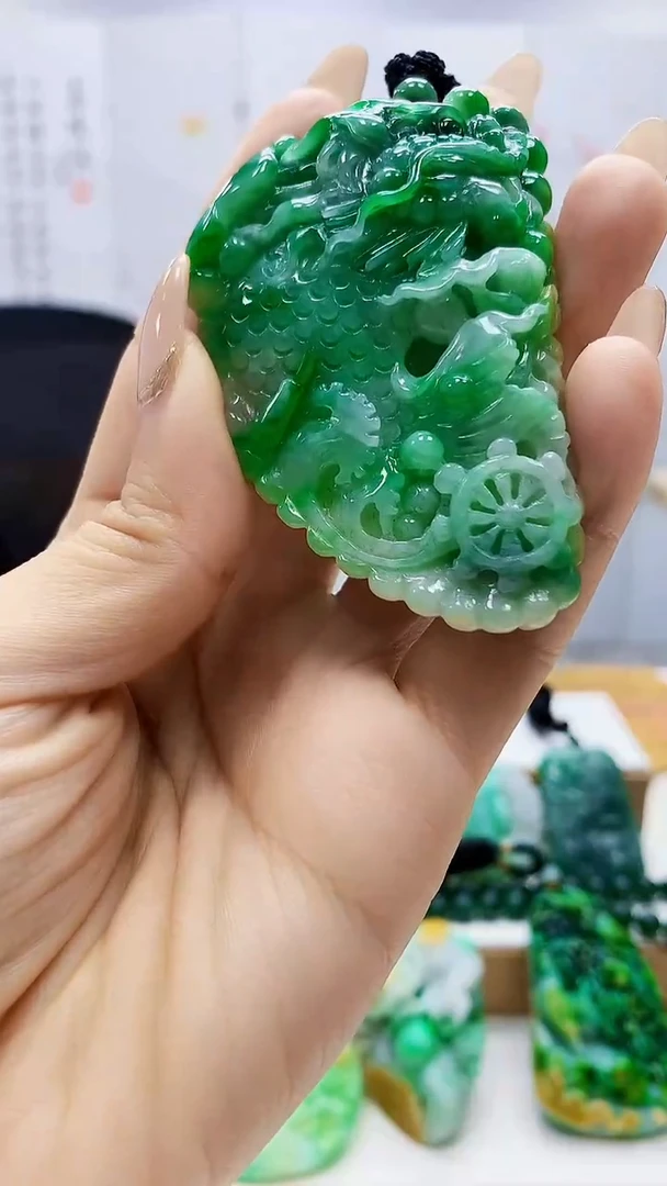 未镶嵌定制翡翠4829ty-毛货挂件149