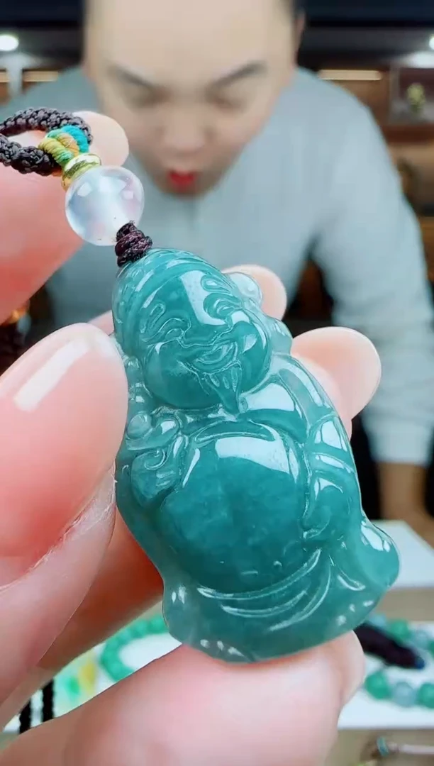 颈饰未镶嵌翡翠多样性发其一 小财神