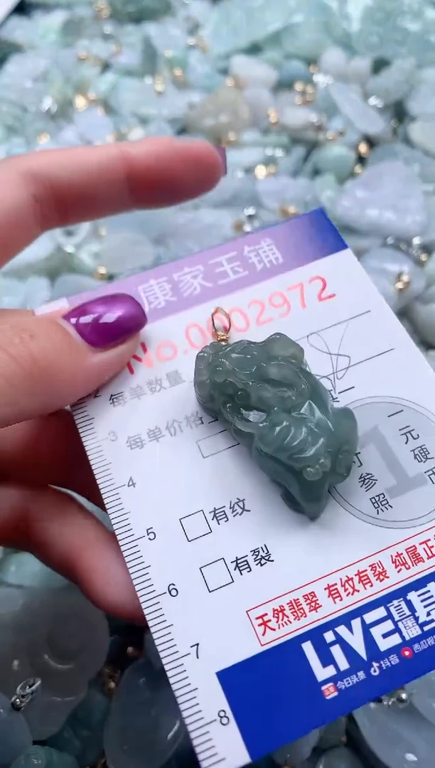 颈饰未镶嵌翡翠2972