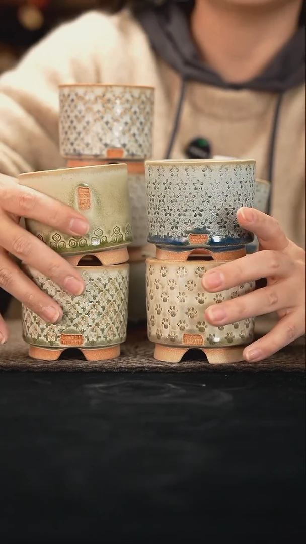 口径6*花盆12-29-144颜色混发一个默认有瑕