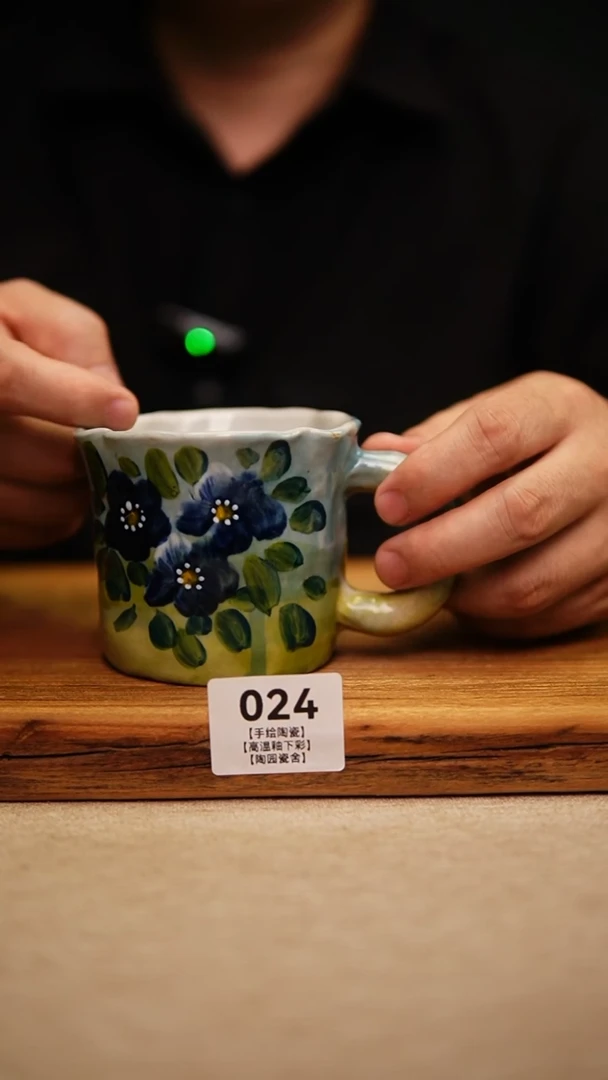 @@陶园瓷舍@@纯手工手绘@高温釉下彩