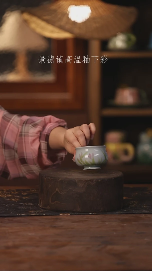 陶瓷景德镇高温釉下手绘陶瓷211