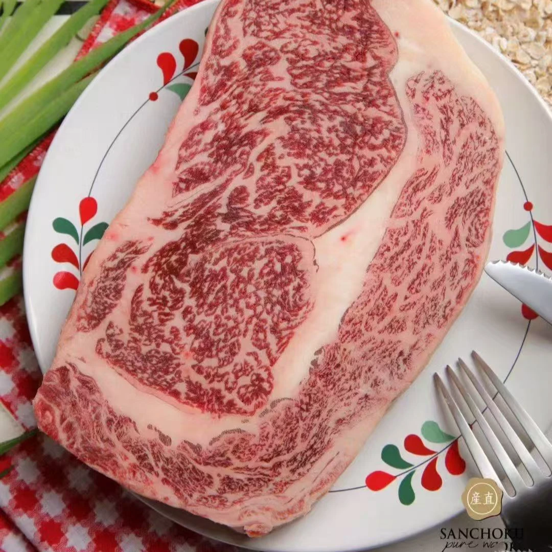 原切牛排金产值和牛WBBCc纯种和牛冠军 6-7 8-9 9+ 眼肉