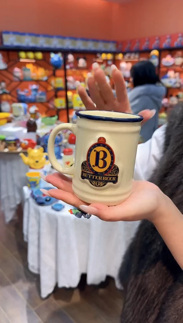 瓷片@@哈利波特黄油啤酒陶瓷杯