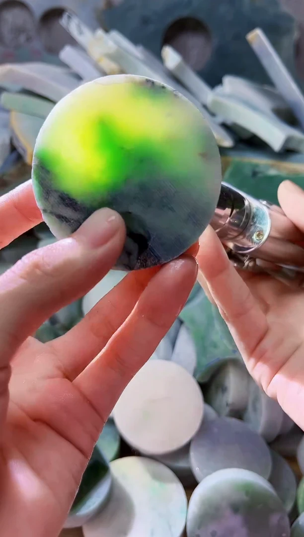 裸石翡翠翡翠a货正品玉石陈893