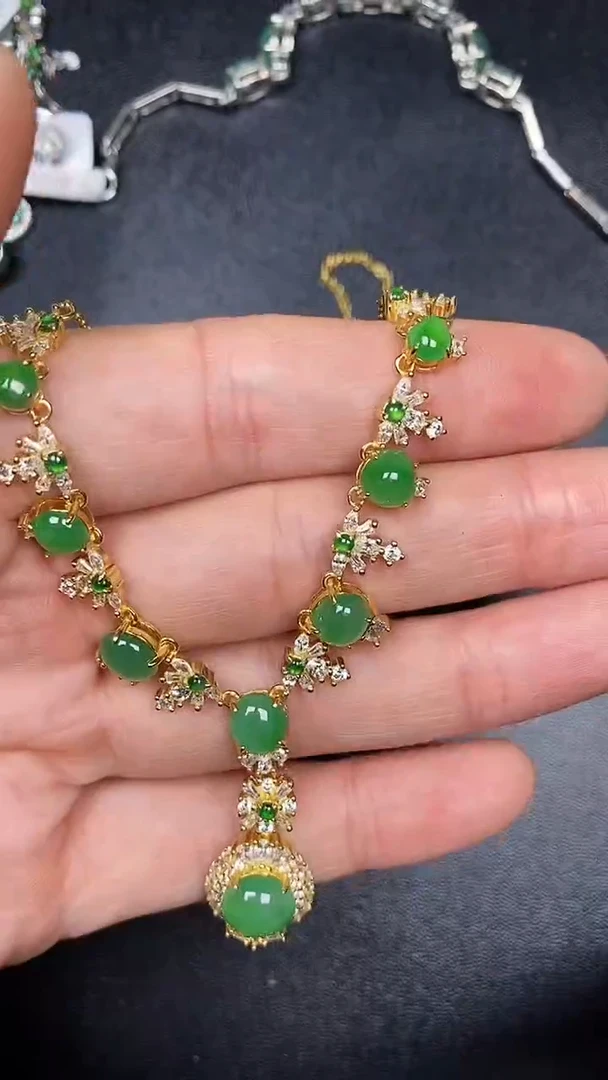 银S925镶嵌戒指翡翠1130