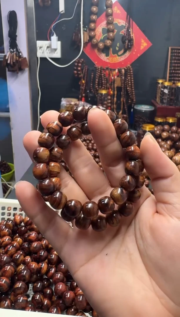 黄花梨/降香黄檀手串/手链正宗1.0规格老型珠海黄手串