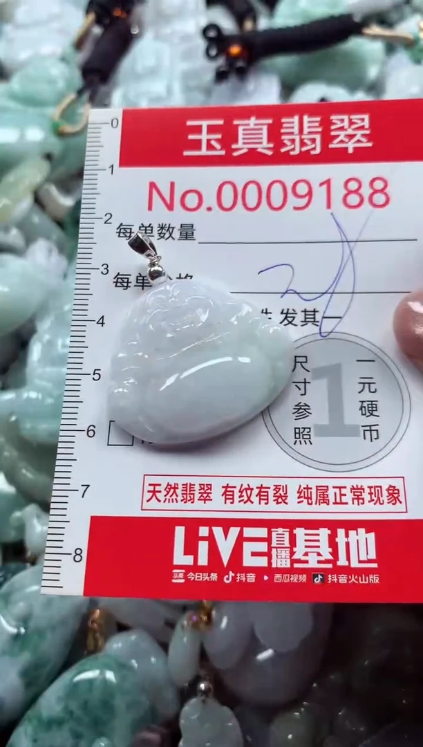 吊坠(不含链)未镶嵌翡翠9188