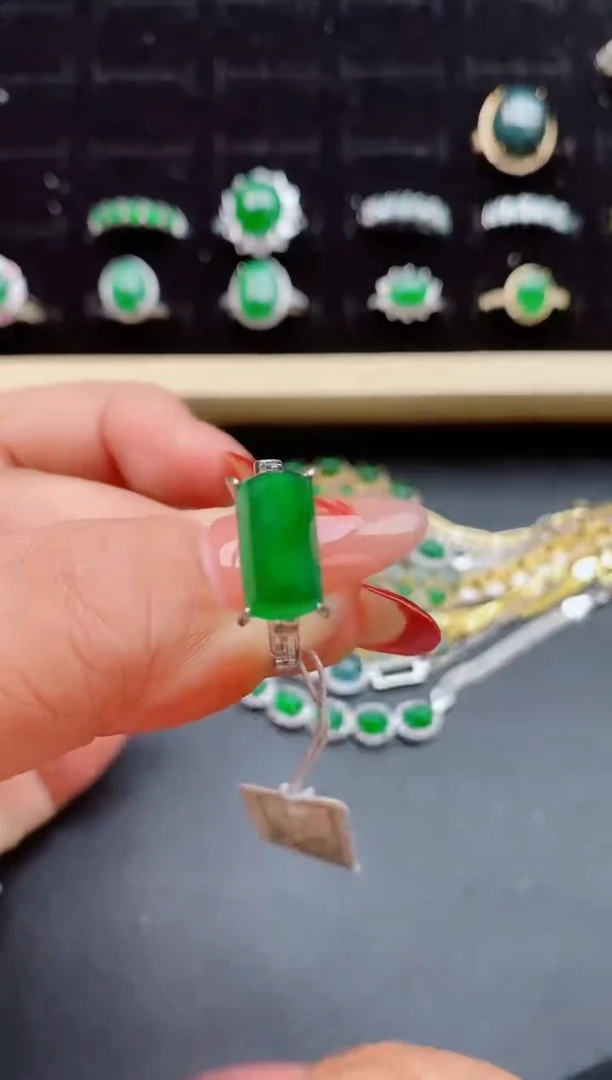 【闪购商品】翡翠戒指银S925镶嵌321321