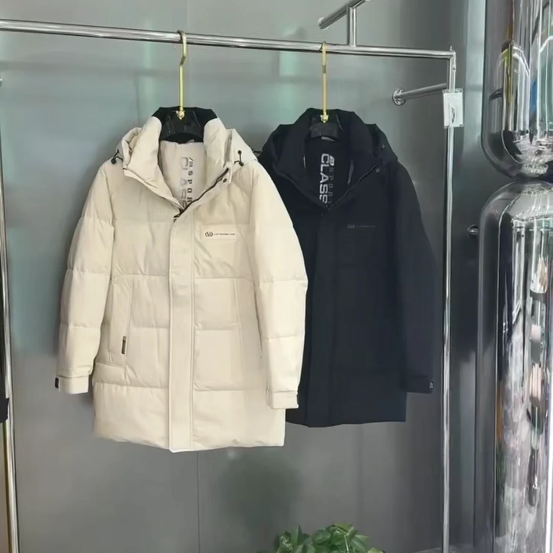 男士商务休闲长款羽绒服2807