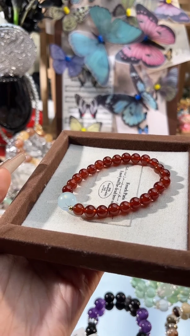 【闪购商品】水晶手链未镶嵌多样性发货颜色微差发其一