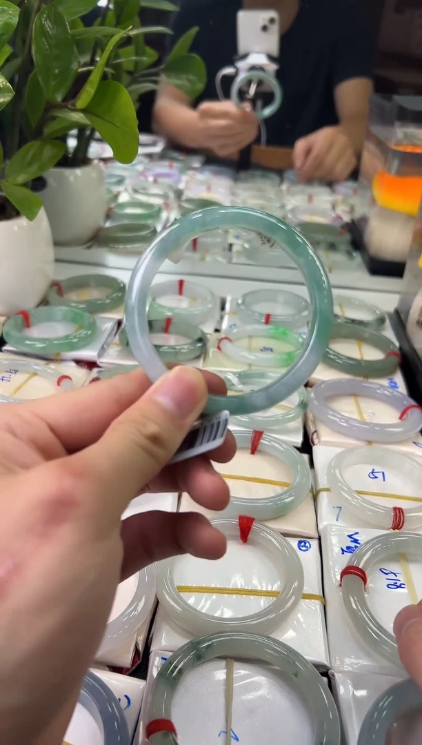 未镶嵌手镯翡翠云朵棉蓝正圈 59 60 4
