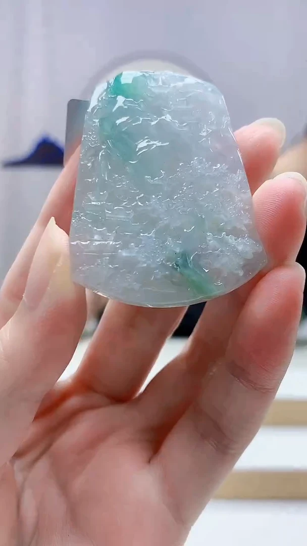 未镶嵌定制翡翠4868zm-毛货挂件22
