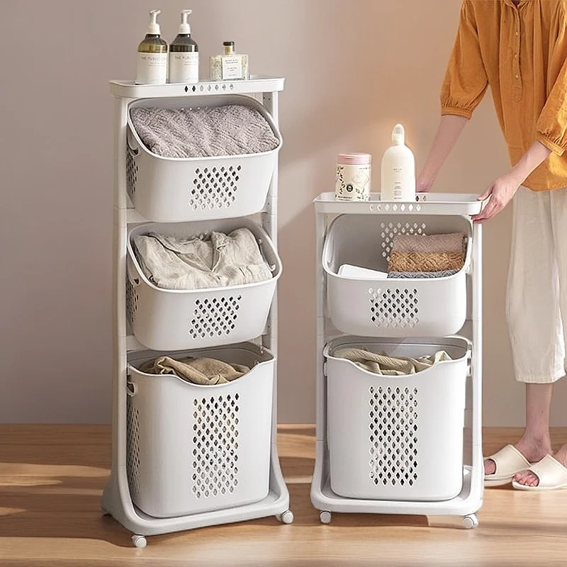 日本进口懒角落脏衣篮家用卫生间浴室放脏衣服收纳筐置物架洗衣篮