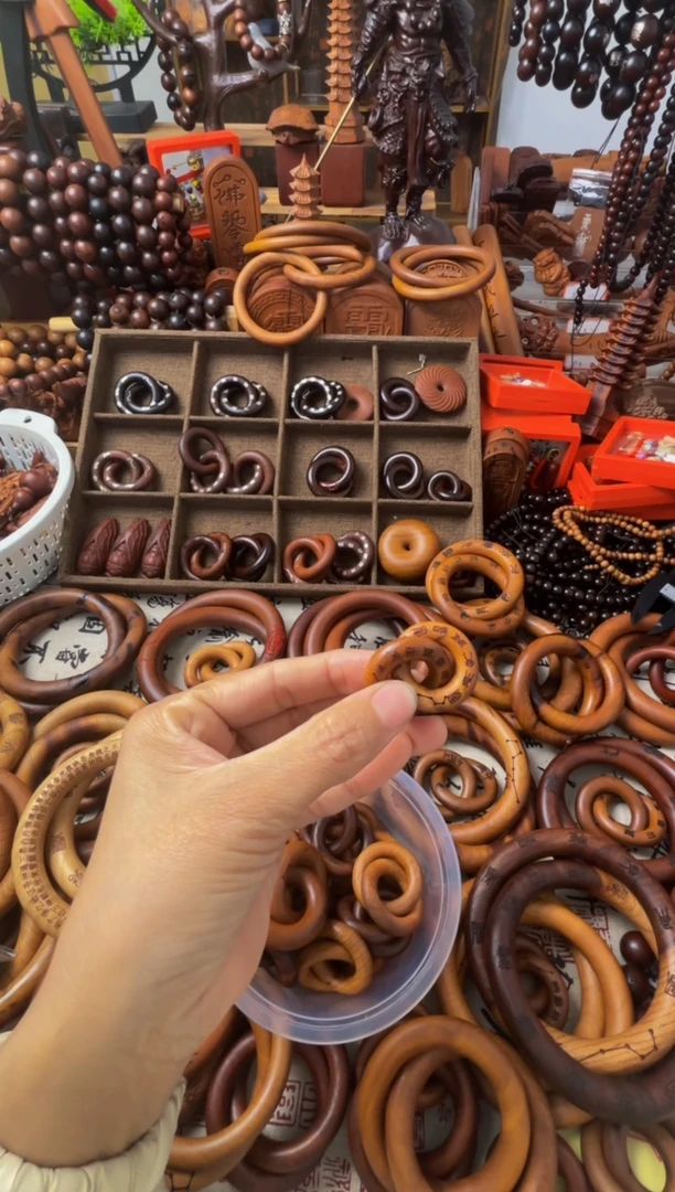 枣木桃木乾坤圈1.5圈口