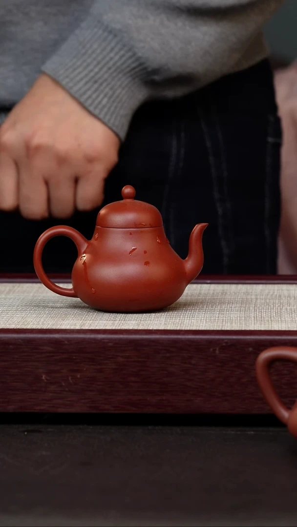 茶杯紫砂三*雪朱泥思婷