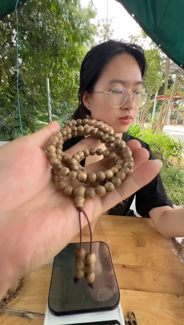 沉香手串达拉干07圆珠多圈多样性发一