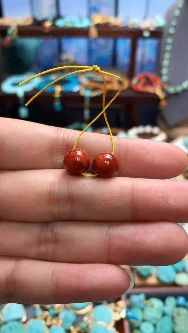 未镶嵌南红玛瑙挂件睡***?精品南红圆珠