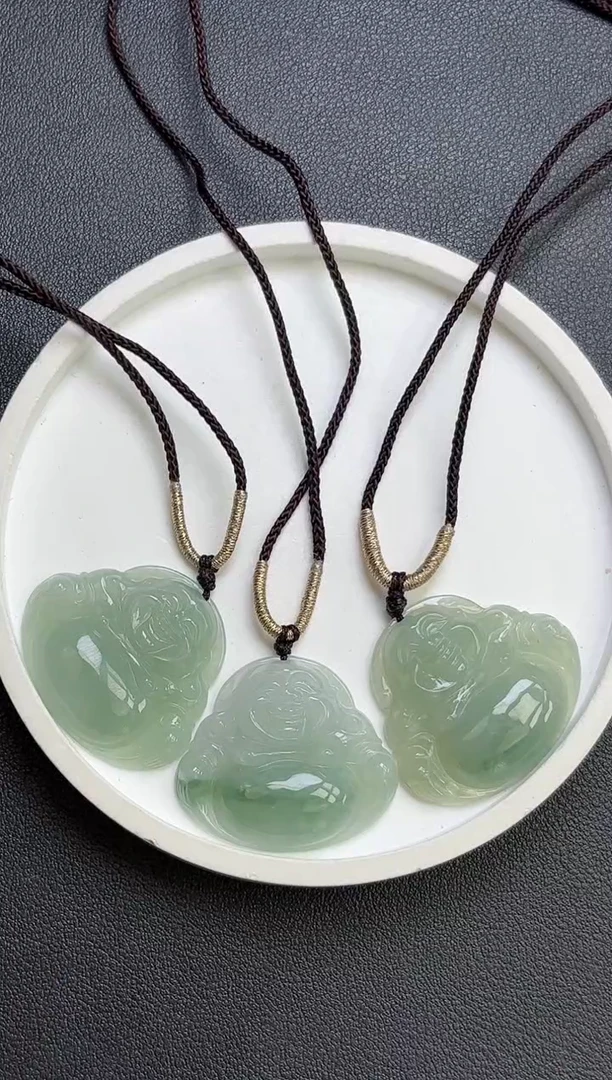 颈饰未镶嵌翡翠K372-1166佛公多样性发一