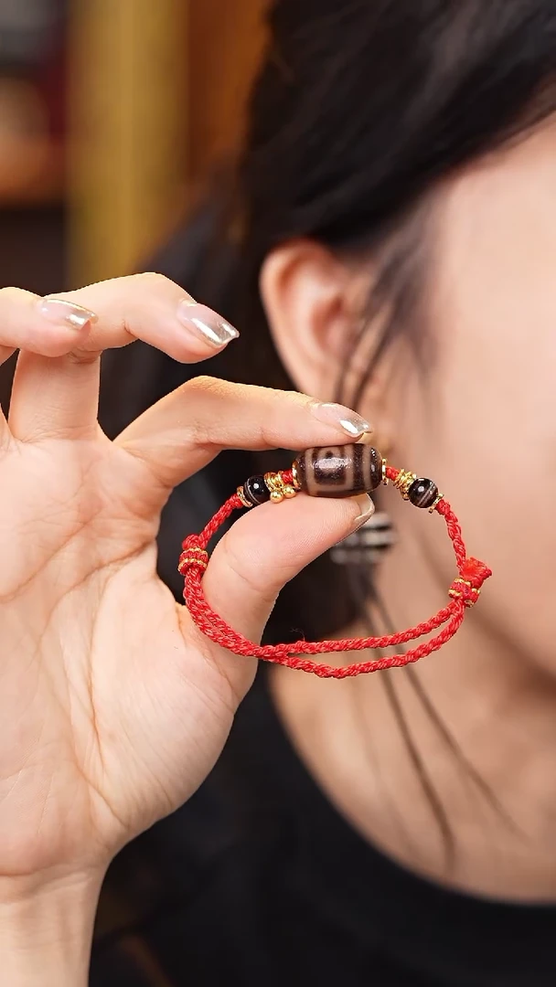 未镶嵌颈饰玛瑙/玉髓（覆膜）Z33124多样性发其一手绳