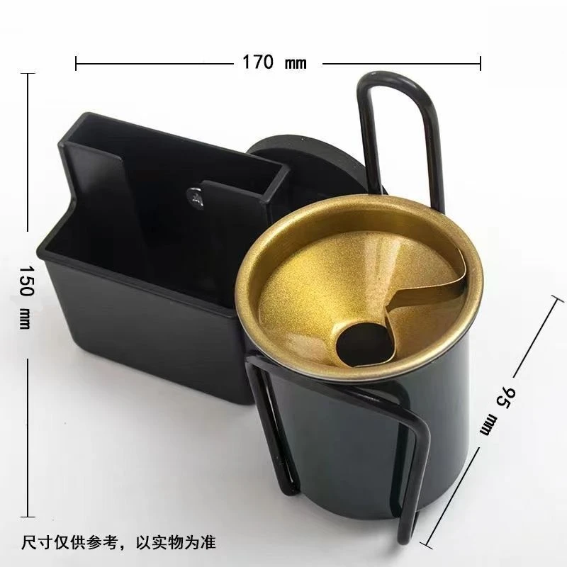 拖拉机收割机驾驶室农用磁铁置物架货车手机支架车载磁吸烟灰缸