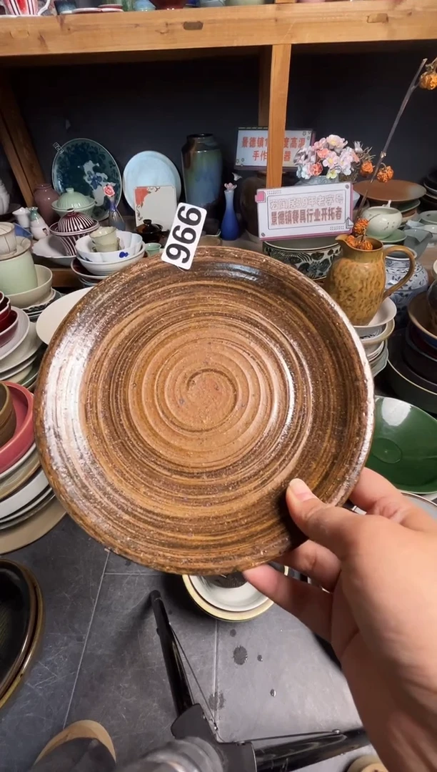 瓷片久*.966  粗陶福利盘