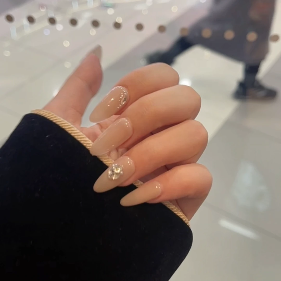 冬日暖阳溪雅纯手工穿戴甲