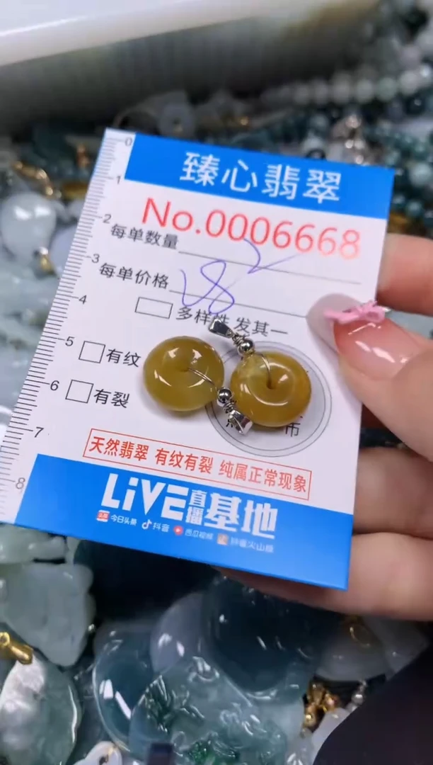 【闪购商品】翡翠颈饰未镶嵌含绳0006668