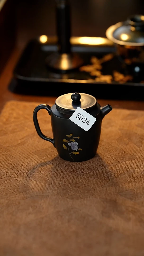 【闪购商品】雲梦茶器紫陶小壶5034