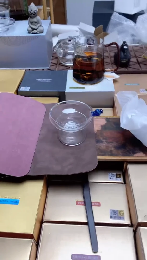 【闪购商品】孤品禾器奉珠滤网茶漏宝蓝色