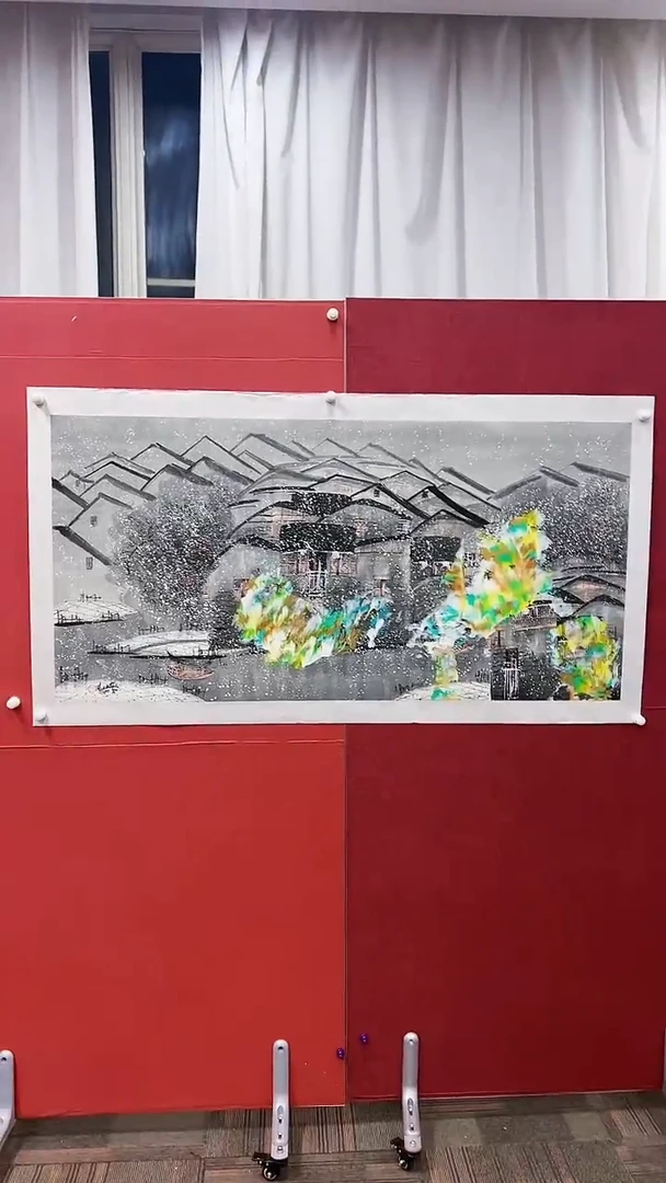 【闪购商品】绘画赵燮绘画8平尺金袍抽象山水