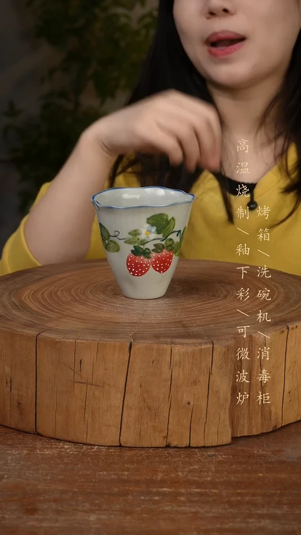 碗瓷景德镇手工手绘高温瓷釉下彩