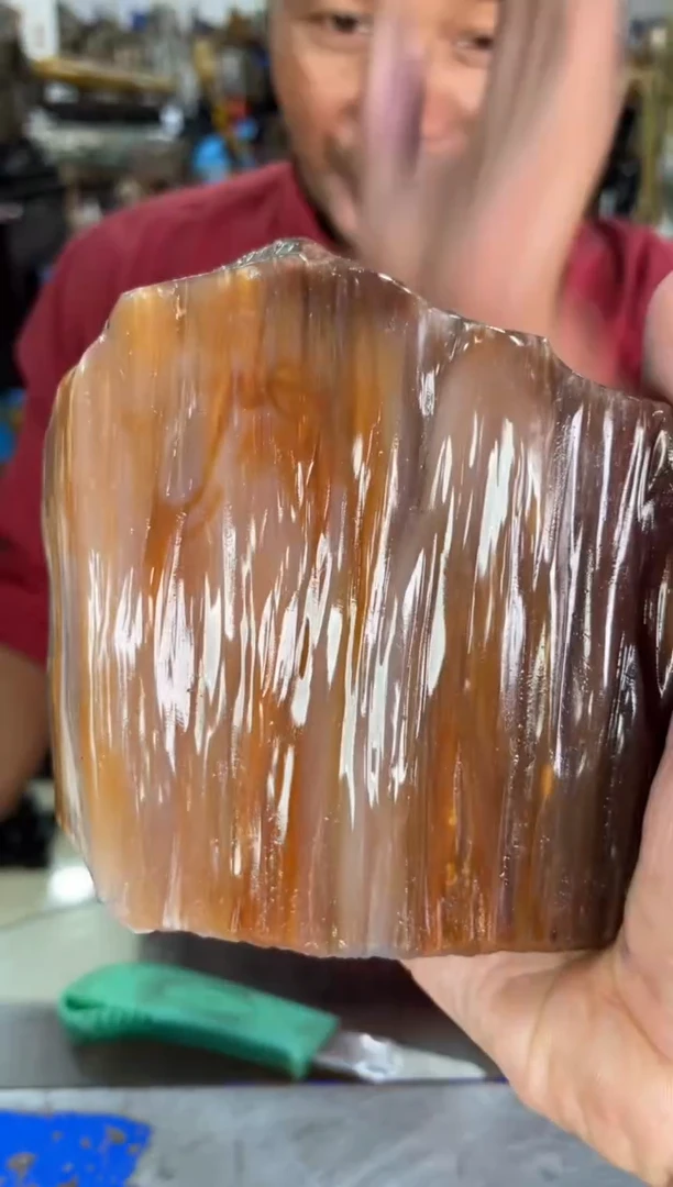 硅化玉摆件未镶嵌6