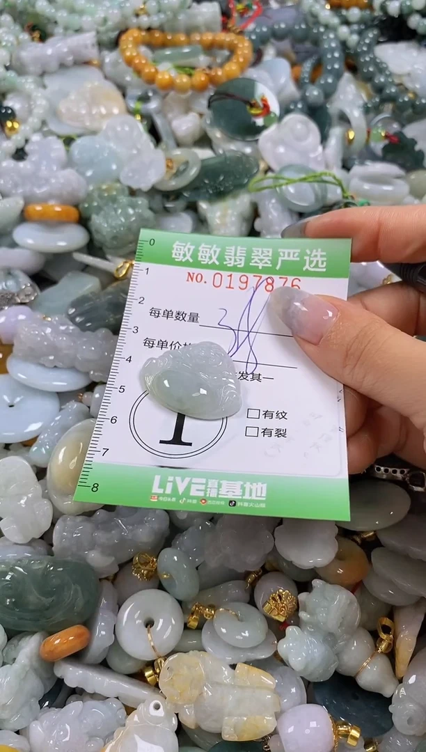 翡翠未镶嵌颈饰闪购0197876