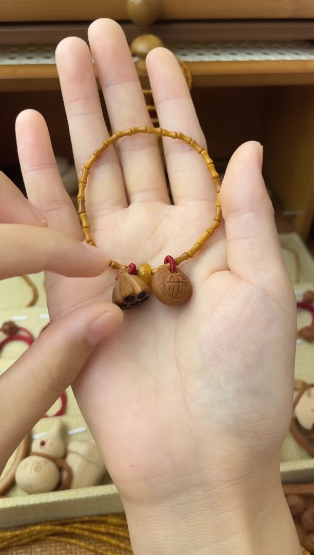 手串/手链核桃竹节手串一物一拍好运连连款