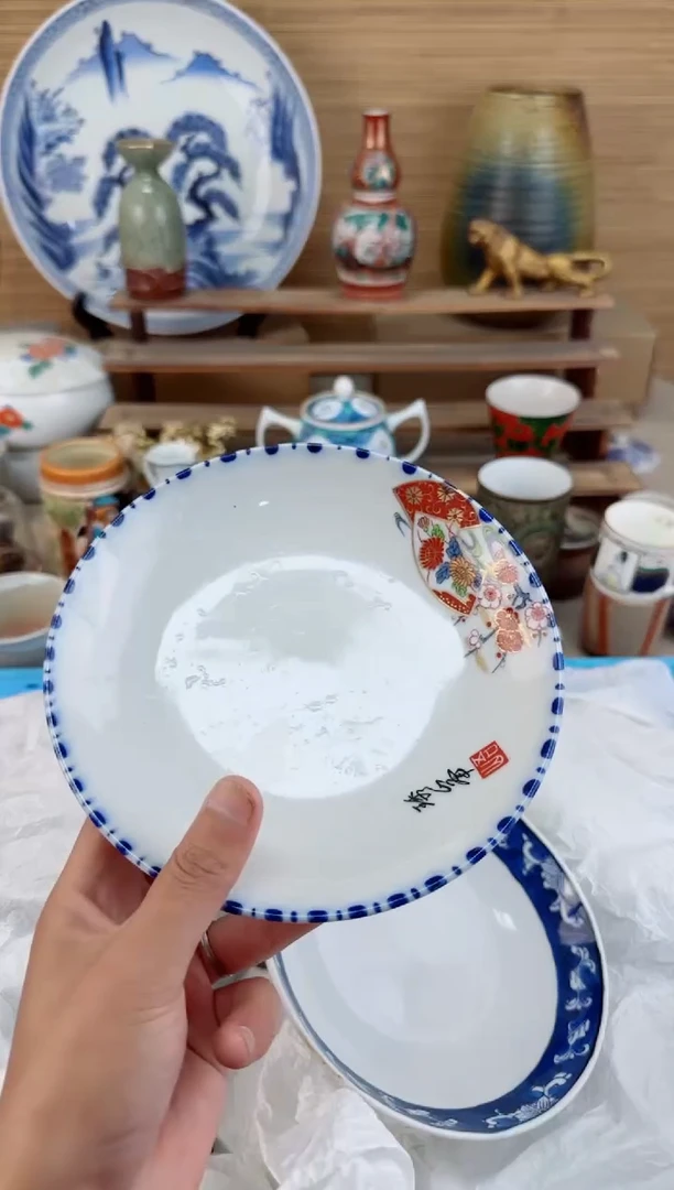 瓷片茶盏陶瓷陶器