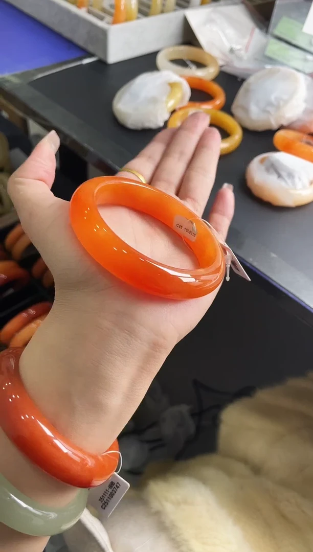 未镶嵌手镯石英质玉j132-HHB56+