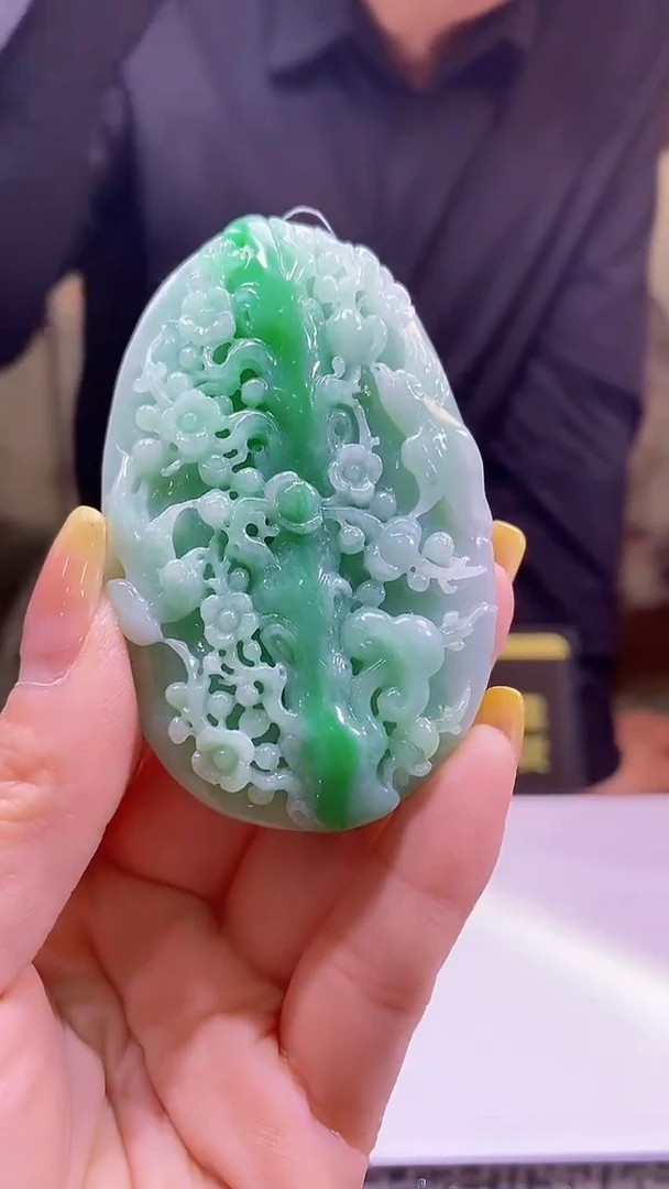 未镶嵌定制翡翠38/1227/W/花