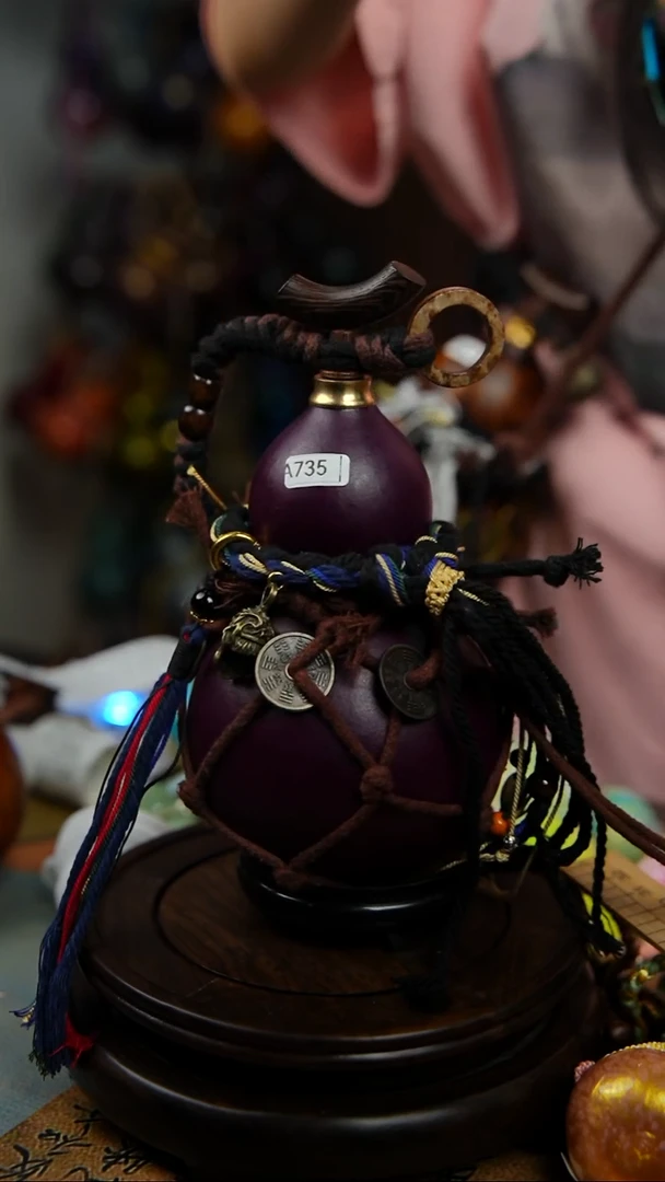 735号500ml左右非遗大漆酒葫芦