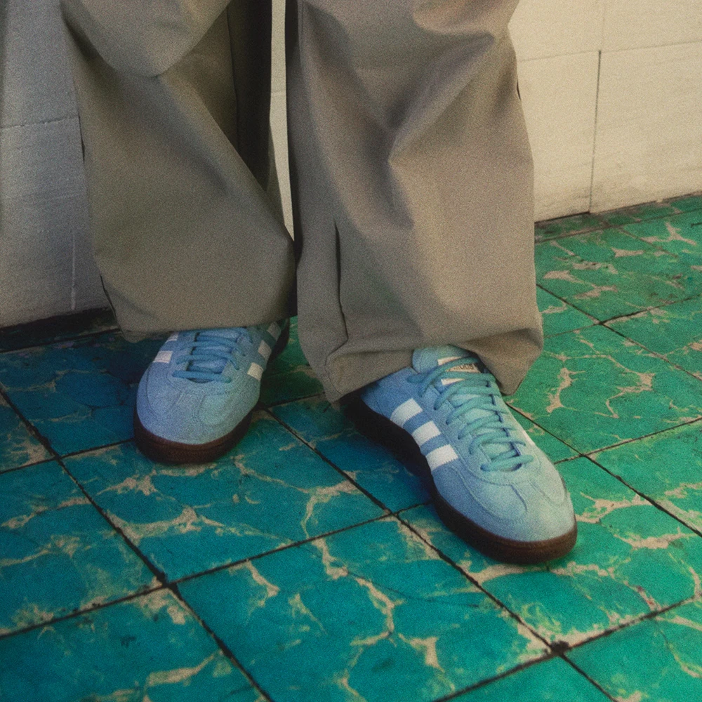 adidas/阿迪达斯三叶草中性 SPEZIAL 白蓝运动休闲「T头鞋」 BD7632