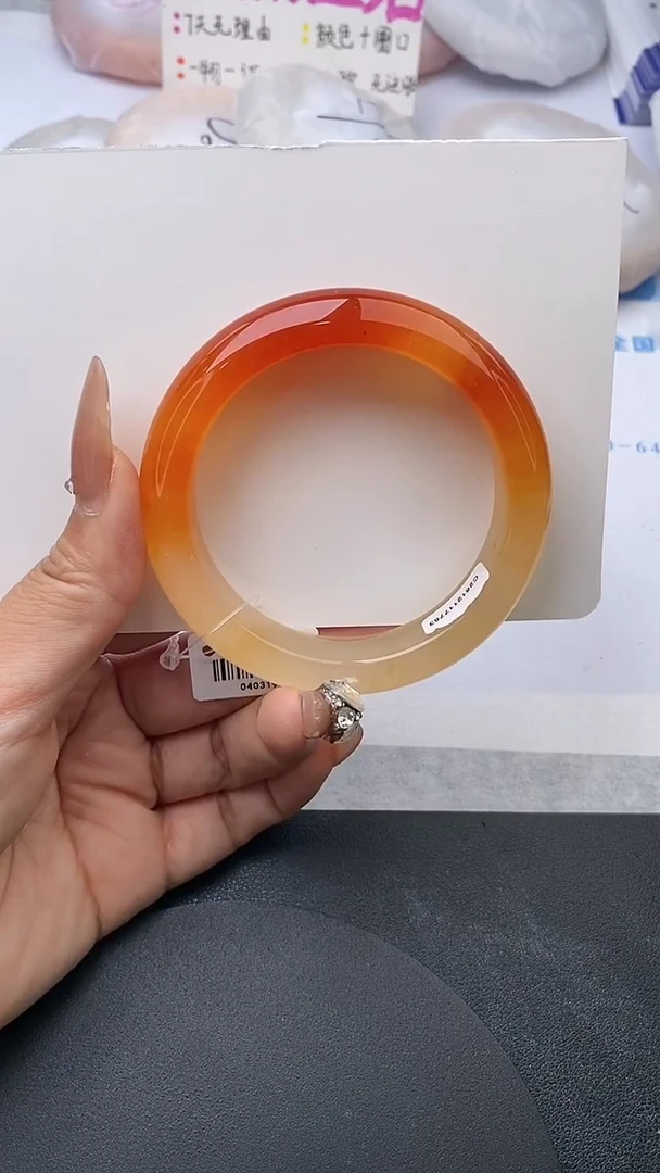 未镶嵌手镯石英质玉w69-HHB54+